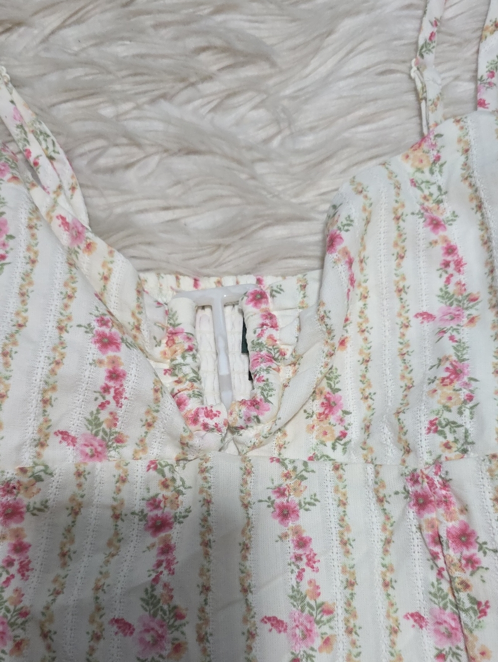 NWT Wild Fable Buckle Front Woven Mini Dress- Medium - Picture 7 of 9